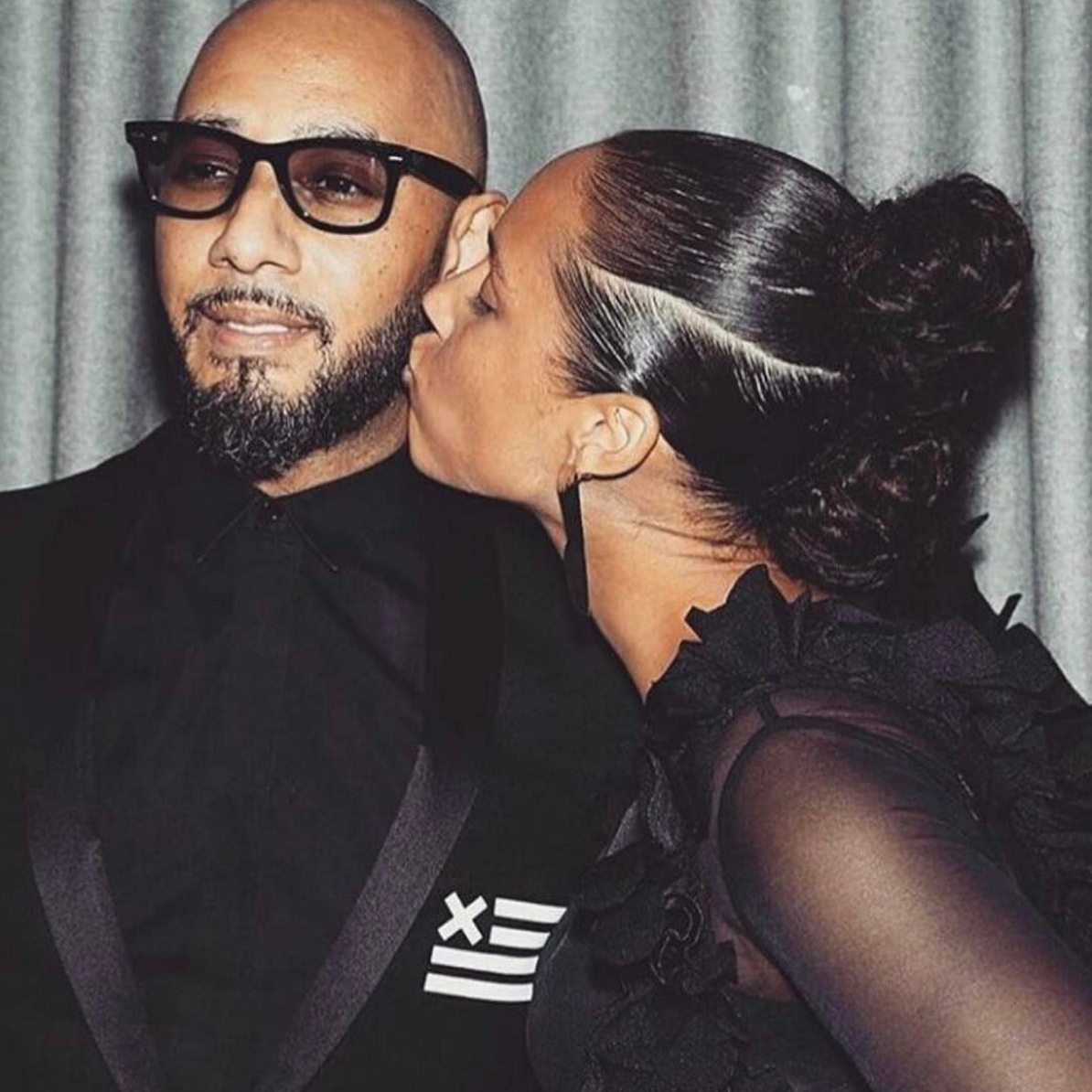 Happy Anniversary! Alicia Keys and Swizz Beatz' Sweetest Kisses
